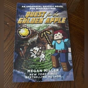 Minecraft Scholastic Quest for the Golden Apple Graphic Novel -
